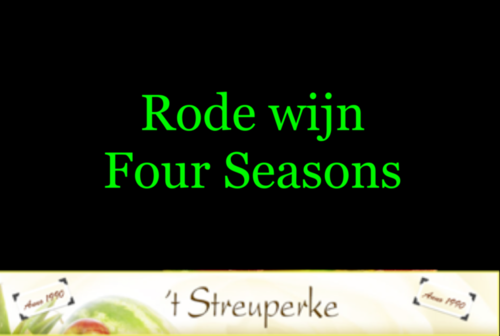 Four Seasons Ruby Cabernet 75 cl